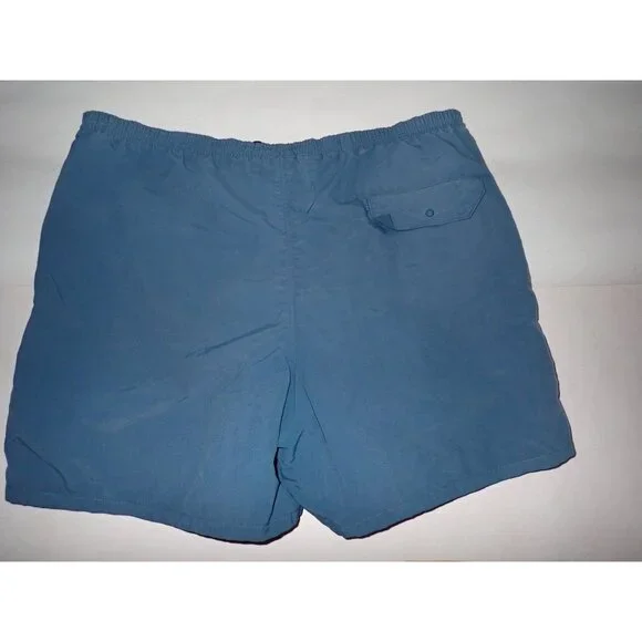 Lot Vintage Patagonia Mens M Swim Shorts Lined Blue Gray Nylon Gorpcore Trail - Picture 5 of 11